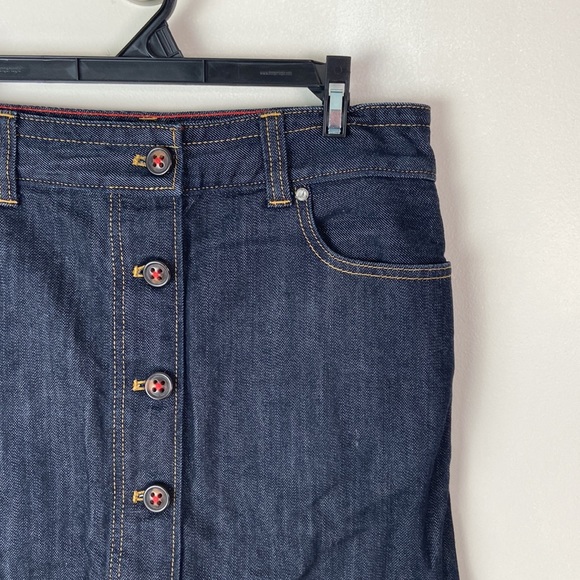 ✨3/$25✨ Nautica Button Front Jean Skirt - 6 - Picture 4 of 8